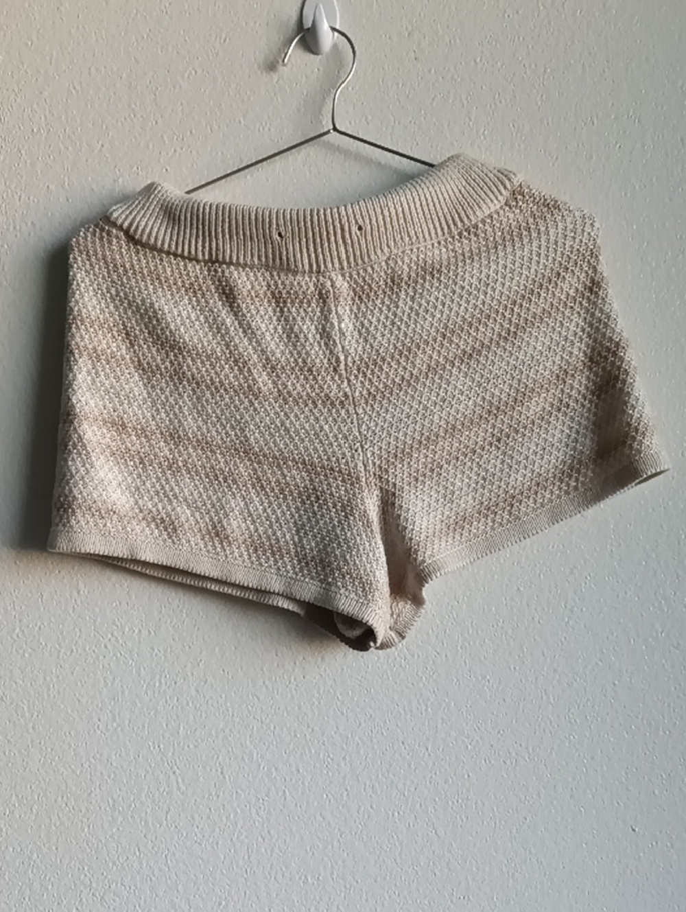Steve Madden Cream Knit Shorts